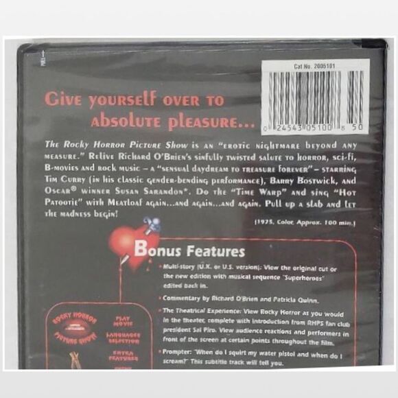 Vintage 2002 New DVD The Rocky Horror Picture Show Sealed NWT VTG Y2K - Picture 6 of 9